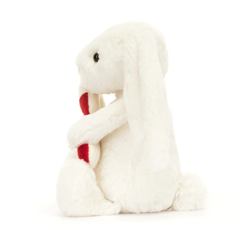 Bashful Bunny with Candy Cane