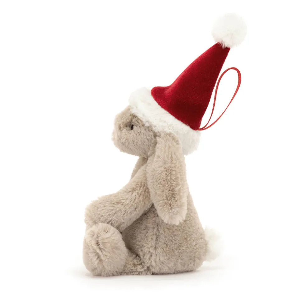Bashful Christmas Bunny Decoration