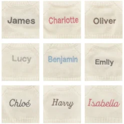 Bashful Cream Kitten with Personalised Cream Jumper