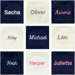 Bashful Kitten with Personalised Cream Jumper