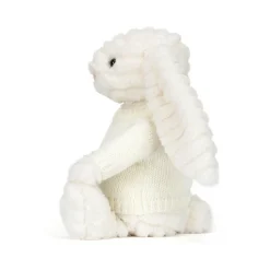 Bashful Luxe Bunny Nimbus with Personalised Cream Jumper