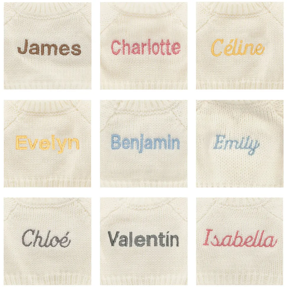 Bashful Luxe Bunny Willow with Personalised Cream Jumper