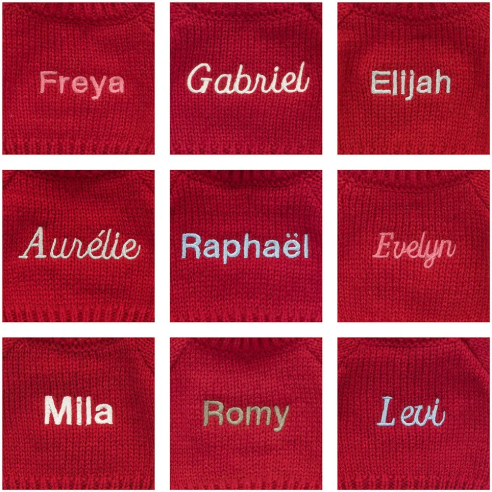 Bashful Tiger with Personalised Red Jumper