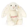 Bashful Twinkle Bunny with Personalised Cream Jumper