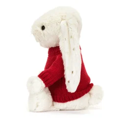 Bashful Twinkle Bunny with Personalised Red Jumper