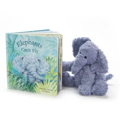 Elephants Can't Fly Book and Fuddlewuddle Elephant Medium