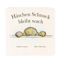 Haschen Schnuck Bleibt Wach Buch & Bashful Cottontail Bunny Medium