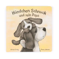 Hundchen Schnuck Und Sein Papa Buch and Bashful Fudge Puppy Medium