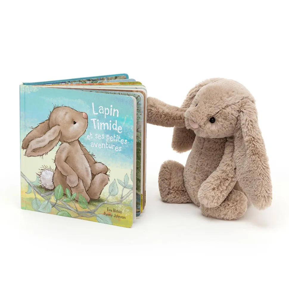 Lapin Timide Et Ses Petites Aventures and Bashful Beige Bunny Medium