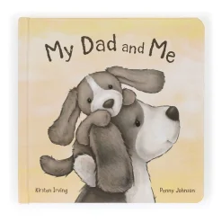 My Dad and Me Book and Bashful Fudge Puppy Medium