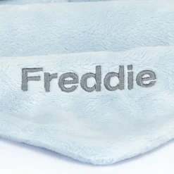 Personalised Bashful Blue Bunny Soother