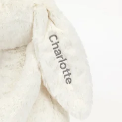 Personalised Bashful Cream Bunny Huge