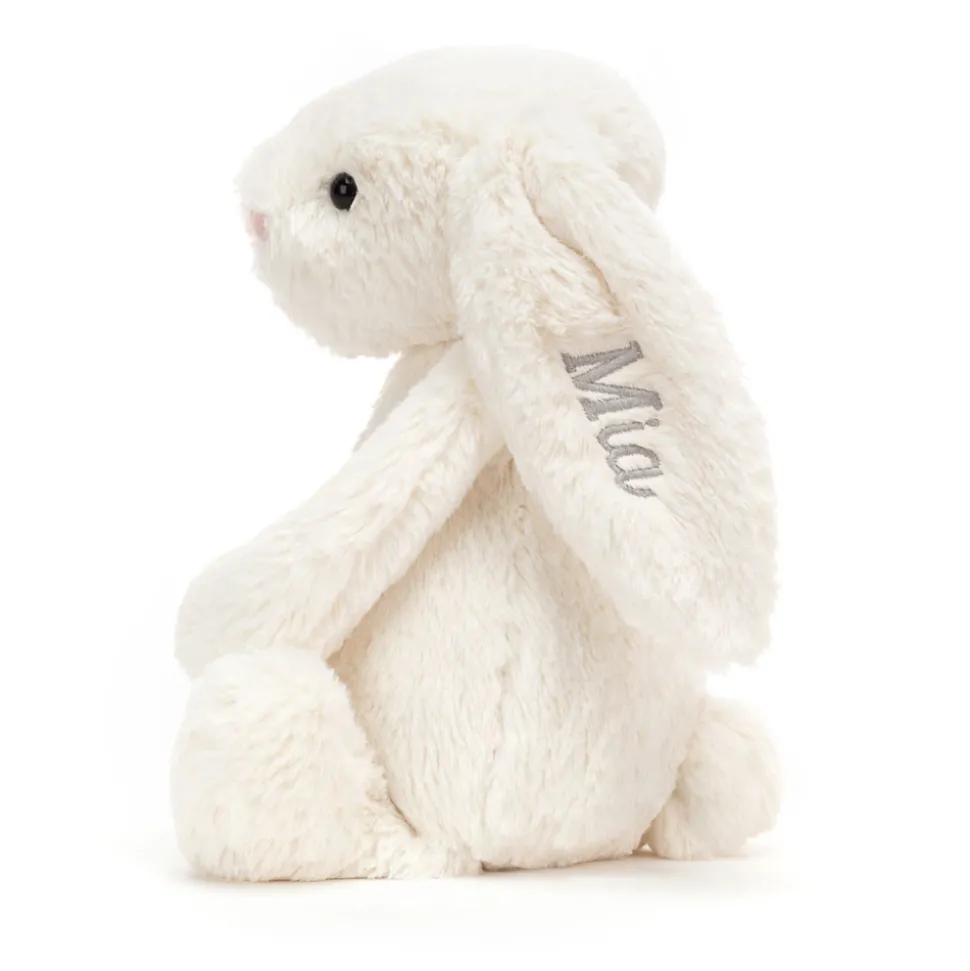 Personalised Bashful Cream Bunny Medium
