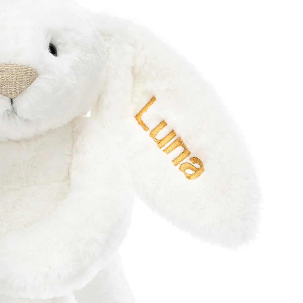 Personalised Bashful Luxe Bunny Luna Medium