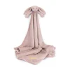 Personalised Bashful Luxe Bunny Rosa Blankie