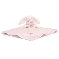 Personalised Bashful Pink Bunny Soother